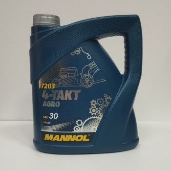 Масло моторное Mannol AGRO 4T SAE30 4л.MN7203-4